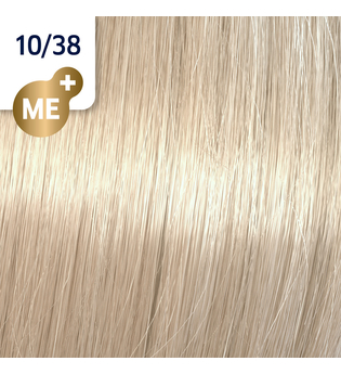 Wella Professionals Koleston Perfect Me+ Rich Naturals Haarfarbe 60 ml / 10/38 Hell-lichtblond Gold-perl