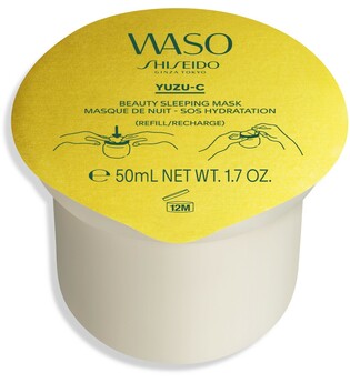 Shiseido Waso Yuzu-C Beauty Sleeping Gesichtsmaske 50 ml / Nachfüllung