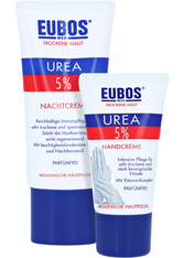 EUBOS Trockene Haut Urea 5% Nachtcreme + gratis Eubos Handcreme 5% Urea 25 ml 50 Milliliter