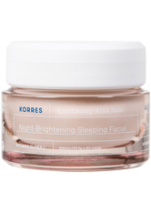 Korres Apothecary Wild Rose Night-Brightening Sleeping Facial Nachtcreme 40 ml