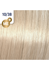 Wella Professionals Koleston Perfect Me+ Rich Naturals Haarfarbe 60 ml / 10/38 Hell-lichtblond Gold-perl
