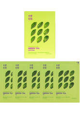 Holika Holika Pure Essence Mask Sheet (5 Masks) 155ml (Various Options) - Green Tea