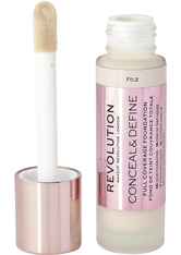 Makeup Revolution Conceal & Define Foundation (Various Shades) - F0.2