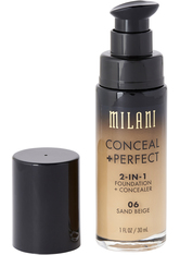 Milani - Foundation + Concealer - 2 in 1 - Conceal + Perfect - Sand Beige - 06