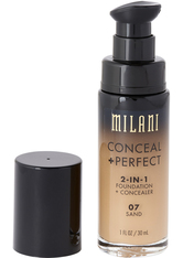 Milani - Foundation + Concealer - 2 in 1 - Conceal + Perfect - Sand - 07