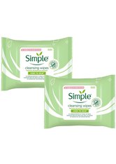 Simple Kind to Skin Cleansing Wipes For Sensitive Skin 2 x 25 wipes