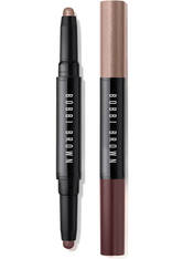 Bobbi Brown Long-Wear Cream Shadow Stick Duo 07 Pink Steel / Bark 1,6 g Lidschatten