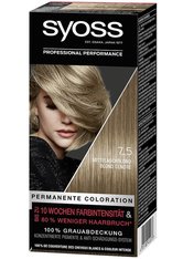 Syoss Permanente Coloration Professionelle Grauabdeckung Mittelaschblond Haarfarbe