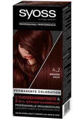 Syoss Permanente Coloration Professionelle Grauabdeckung Mahagoni Haarfarbe