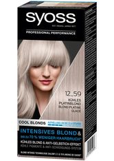 Syoss Permanentes Blond Kühles Blond Kühles Platinblond Haarfarbe
